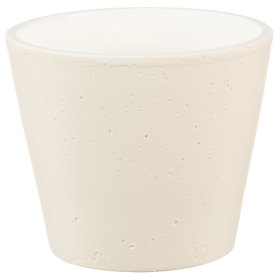 Kambarinis keraminis vazonas SCHEURICH (701/18), kreminės sp., vazono skersmuo 18 cm.
