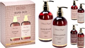 Rankų muilo ir losjono rinkinys, rinkinyje: 300 ml rankų muilas, 300 ml rankų losjonas