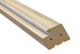 Laminuotų durų su užlaida stakta VOSTER, horizontali, spalva Oak latte, matmenys 844 x 90 x 44 mm, 1 vnt.