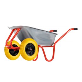 Statybinis karutis HERVIN CONSTRUCTION LUT130-X2, 100 l, 200 kg, 2 pilnaviduriai ratai 4,00" x 8"