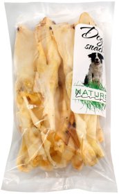Skanėstas šunims NATURE LIVING, džiovintos triušių ausys, baltos, 100g