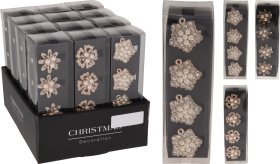 Žiedų servetėlėms komplektas, 4 vnt., 3 skirtingi dizainai, 5 x 4 cm