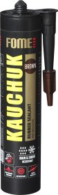 Hermetikas FOME FLEX Kauchuk, 300 ml, kaučiukinis, rudos spalvos