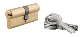 Spynos cilindras SERRUPRIX Tiger 6, 5 raktai, žalvarinis, 35x35 mm, 216606