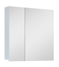 Vonios spintelė ELITA Mirror Cabinet 60, 61,8 x 60 x 12,9 cm, viršutinė, pakabinama, su veidrodžiu, lėtai užsidarančios durelės, balta, 2D (20/40), 904507