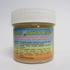 Medienos glaistas AKRILEN, uosio sp., 200 g