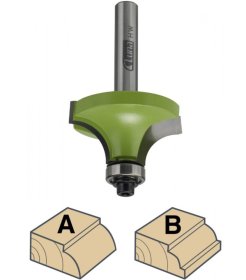 Užapvalinimo frezos LUNA, 3 x 9,5 mm, spindulys 5 mm