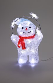 Kalėdinė LED figurėlė, 3 skirtingi dizainiai: kalėdų senis, pingvinas, sniego senis, 15 x 11 x 20 cm