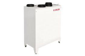 Rekuperatorius SALDA Smarty 2XV 1.1, vertikalus, plokštelinis, vėdinamas plotas iki 80m2. Tinkamas A++ klasės namams.