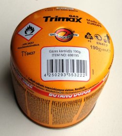 Butano dujos TRIMAX, 190 g