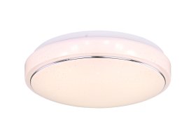 Lubinis LED šviestuvas GLOBO Kalle, 18W, 230V, 1650lm, 3000K, chromo spalvos žiedas, 285 x 75 mm, 48408-18