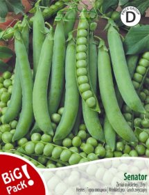 Daržovių sėklos, žirniai raukšlėtieji Senator, 20 g., 07871, D