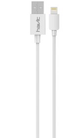 USB-iPhone laidas HAVIT M.CUBE 8510, 2,0A, 1m, baltos spalvos