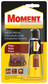 Klijai MOMENT Leather, gaminiams iš natūralios odos, 30 g