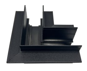 Bėgelio sujungimas ORRO MAGNETIC 20A2, įleidžiamas, kampinis, horizontalus