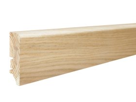 Medinė faneruota grindjuostė BARLINEK P6P, 60 x 15,5 x 2200 mm, spl. balintas ąžuolas, P6P01031A