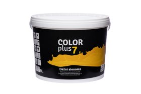 Vandeniniai vidaus dažai COLOR PLIUS 7, 9 l, balti, matiniai, sienoms