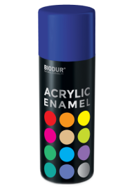 Aerozolinė emalė BIODUR Acrylic, RAL5002, mėlyna, 400ml