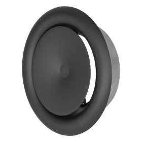 Difuzorius EUROPLAST DMP100A, d100 mm, padavimo, antracito sp., metalinis