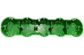 Montažinė dėžutė LIREGUS Įid5 66-003, 46 mm, g/k, 5 vietų