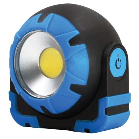 LED žibintuvėlis SPECTOR LIGHT, 8 W, 4000K, 800 lm, pakraunama integruota baterija, USB-C, veikimo laikas pakrovus 4 val. mėlynos sp., 17149S