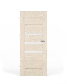 Laminuotos vidaus durys su užlaida VIVENTO PB-06, kairinės, spl. Cornwall oak, 2030x844x40 mm