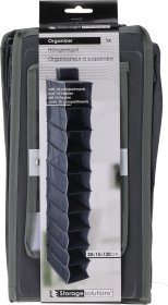 Pakabinama batų lentyna, 10 skyrelių, 30 x 15 x 120 cm