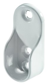 Laikiklis ovaliai rūbų kartelei HETTICH, D15/30 mm, baltos sp., 9216189