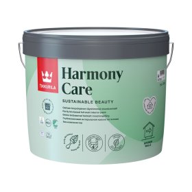 Vandeniniai biologinės kilmės vidaus dažai TIKKURILA, Harmony Care, 9 l, A bazė, visiškai matiniai