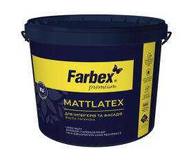 Dažai lateksiniai FARBEX MATTLATEX, balti matiniai, 4.2 kg