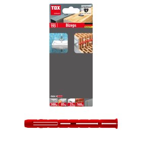 Dvigubo išsiplėtimo kaištis TOX Bizeps, 12/90, 4 vnt.