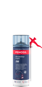 Sandarinimo putos PENOSIL Mousestop Foam 299, šiaudelinės, 365 ml, su kenkėjus ir peles atbaidančiais priedais