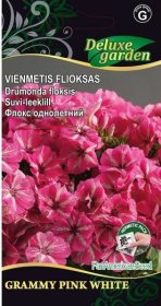 Gėlių sėklos, flioksas vienmetis Grammy Pink white, 10 s., 2754, G