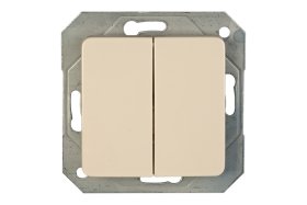 Jungiklis VILMA SL 250, 2 klavišų, įleidžiamas, smėlio spalvos, P510-020-02