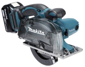 Akumuliatorinis diskinis metalo pjūklas MAKITA DCS552Z, 18 V, 51 mm, ø136 mm, Be akumuliatorių ir kroviklio!