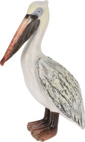Sodo dekoracija PELIKANAS, baltos sp., 20,5 x 10,5 x 29,2 cm.