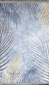 Kilimas RICCO LAGUNA GREY LEAVES, 80 x 150 cm, 100% poliesteris, 40D-2L8015