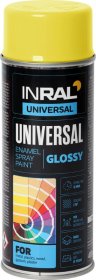 Aerozoliniai dažai INRAL Universal, 400 ml, geltoni, RAL1018
