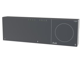 Grindų šildymo valdiklis DANFOSS Icon, 230V, 8/14 zonų su šaldymo ir temperatūros pažeminimo išvykus funkcijomis