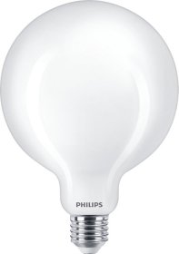 LED lempa PHILIPS, 13W (=120W), E27 G120 burbulas, 220-240V, 2700K, 2000 lm, matinė