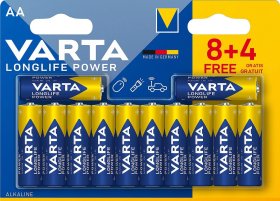 Maitinimo elementai VARTA Longlife Power, 12 vnt. AAA LR6