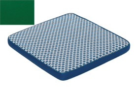 Pagalvėlė kėdei PATIO Salamanca Sitz H028-02PB + šonai, 45x50x8 cm, tekstilė, žalia languota