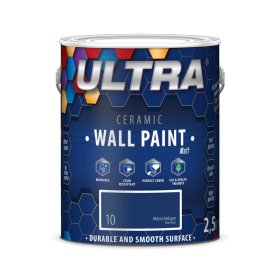 Interjero dažai ULTRA Ceramic, 2,5 l, Mėlyna bedugnė sp. (10)