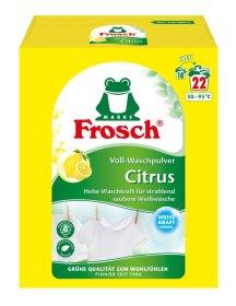 Skalbimo milteliai FROSCH Citrus, 1,45 kg