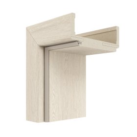 Laminuota durų stakta VIVENTO, reguliuojama, su apvadais, komplektas durų varčiai, dešininė, spl. Cornwall oak, 100-140x91x2108 mm, 2 vnt., 110-140x91x985 mm, 1 vnt.