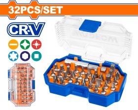 Sukimo antgalių rinkinys su laikikliu WADFOW, 25 mm, 32 vnt., WBS3B32