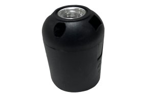 Lempos lizdas LIREGUS N10 J, E27, juodos spalvos