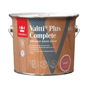 Medienos dažyvė TIKKURILA Valtti Plus Complete, 2,5 L, spalva CHERRY