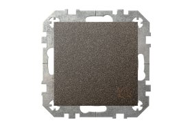 Skambučio jungiklis LIREGUS Epsilon, 1 klavišo, įleidžiamas, antracito sp., spyruokliniai pajungimo kontaktai, IESJ1.10-201-01.E/J