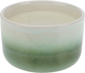 Kvapni žvakė, keraminiame indelyje, baltosios rožės ir jazminų kvapo